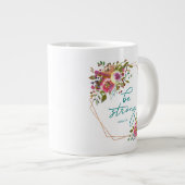 強い ジャンボコーヒーマグカップ (正面右)