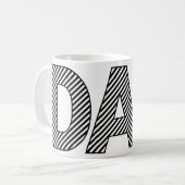 強い＆スタイリッシュなDAD コーヒーマグカップ (正面左)