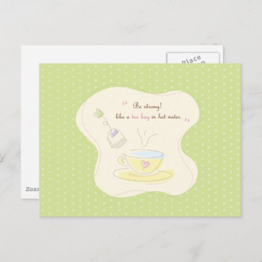 強い ポストカード (正面/裏面)