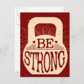 強い ポストカード (正面/裏面)