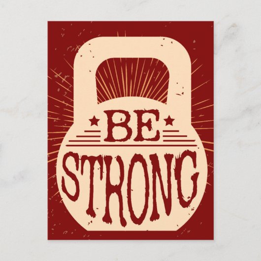 強い ポストカード (正面)