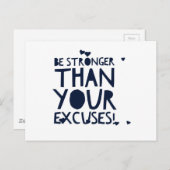 強い ポストカード (正面/裏面)