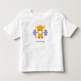 強い！丑の日のTシャツの年 トドラーTシャツ