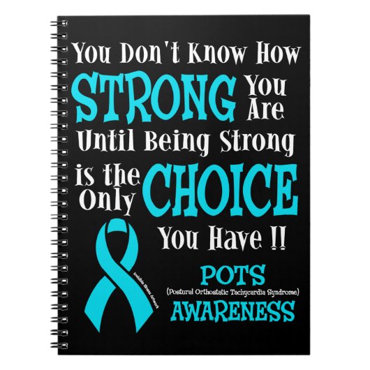 強い/選択…ポット ノートブック (正面)