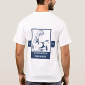 強い Tシャツ (裏面)