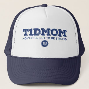 "強い" T1dMom (海軍) キャップ