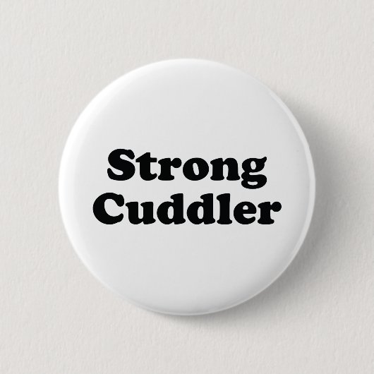 強いCuddler 缶バッジ (正面)