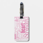 強いDescriptivesの蟹座の生存者 ラゲッジタグ (裏面縦)