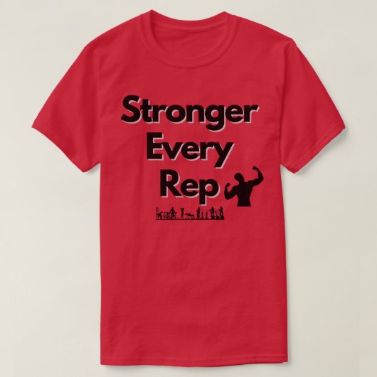 強いEvery Repデザイン Tシャツ (デザイン正面)