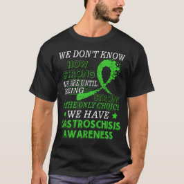 強いGastroschisisの認識度の緑の認識度 Tシャツ