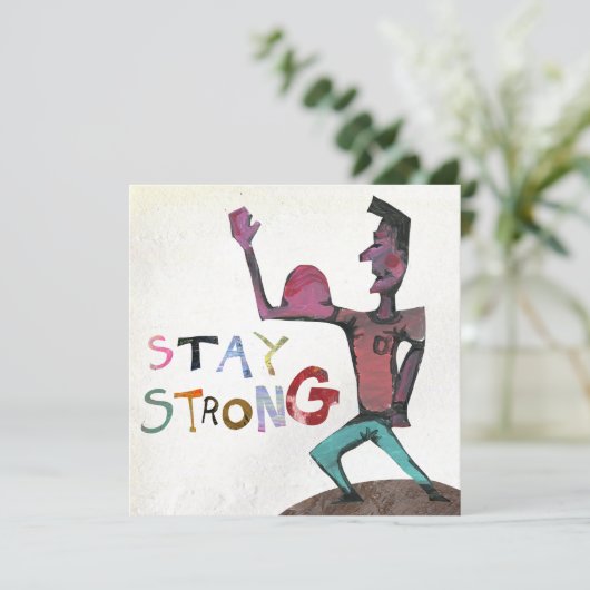 強いGet Wellカードを保持 (スタンド正面)