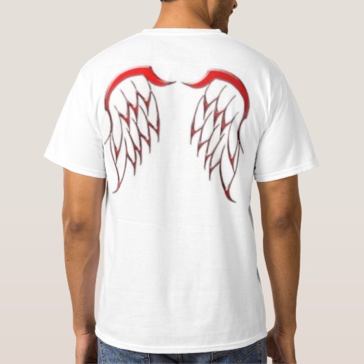 強いRSD/CRPSの天使があって下さい Tシャツ (裏面)