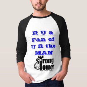 強いtower1、R UファンのofU R人 Tシャツ