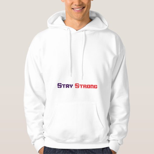 強くあるために スウェットシャツ Tシャツ パーカー (正面)