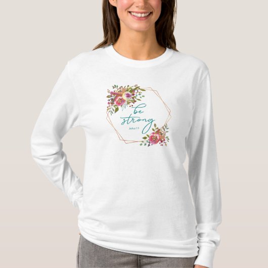 強くあれ Tシャツ (正面)