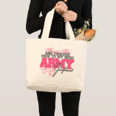 強くおよび甘いです ラージトートバッグ (正面(商品))