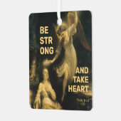 強くてハートを取る メタルオーナメント (正面左)