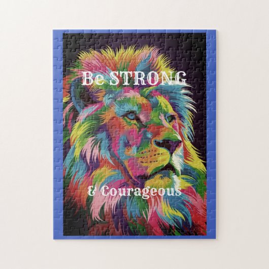 強くて勇敢である ジグソーパズル (縦)