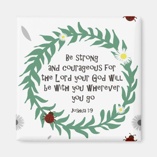 強くて勇敢である マグネット (正面)