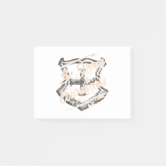 強くて勇敢なジョシュア1:9 ポストイット (正面)