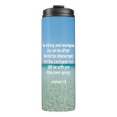 強くて勇敢な美しいクリスチャンビーチ タンブラー (正面)