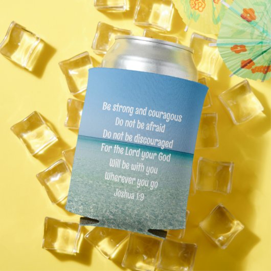 強くて勇敢な美しいクリスチャンビーチ 缶クーラー (インサイチュ 夏)