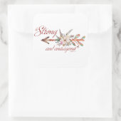 強くて勇気がある スクエアシール (バッグ)