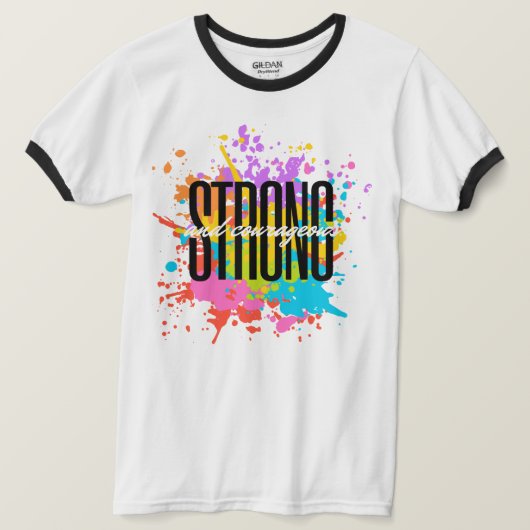 強くて勇気のあるTシャツ Tシャツ (デザイン正面)