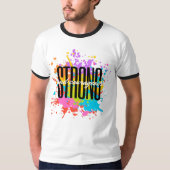 強くて勇気のあるTシャツ Tシャツ (正面)