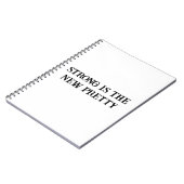 強くて美しい女性用ノートブック ノートブック (左側)