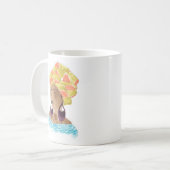 強くて美しい女性 コーヒーマグカップ (正面左)
