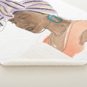 強くて美しい女性 シェルパブランケット (3/4)