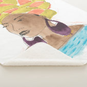 強くて美しい女性 シェルパブランケット (3/4)