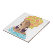 強くて美しい女性 タイル (側面)