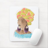 強くて美しい女性 マウスパッド (マウス)