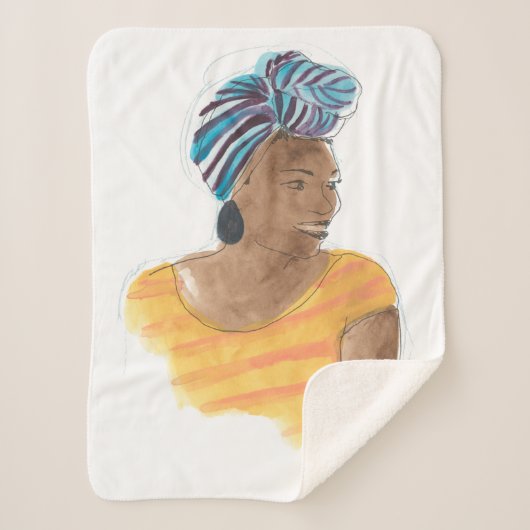 強くて美しい シェルパブランケット (正面)