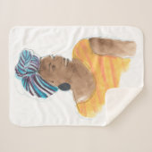 強くて美しい シェルパブランケット (正面(横))