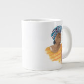 強くて美しい ジャンボコーヒーマグカップ (正面右)