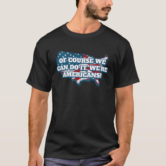 強くて自由なアメリカのインディペが好き Tシャツ (正面)