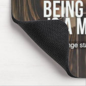 強くなることはマインドセット – 女性のジムトレーニング マウスパッド (コーナー)