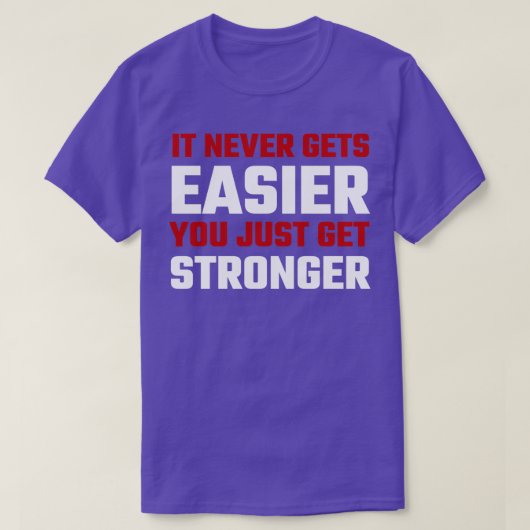 強くなるほど簡単にはならない Tシャツ (デザイン正面)