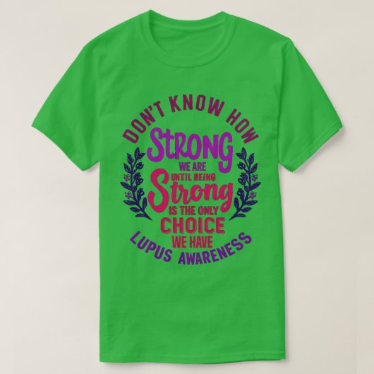 強くなるまで強いとは分からない Tシャツ (デザイン正面)