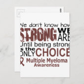 強くなるまで強い気持ちは分からない ポストカード (正面/裏面)