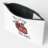 強くなれ、ハート アクセサリーポーチ (見開き)