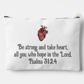 強くなれ、ハート アクセサリーポーチ (裏面)