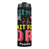 強くなれ:主を待つ タンブラー (正面)