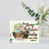 強くなれ、勇敢になれ、恐れを知らず、メラニン・シエスタb シーズンポストカード (スタンド正面)