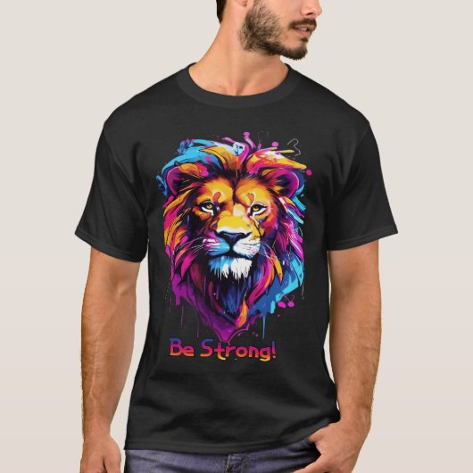 強くなれ! Tシャツ (正面)