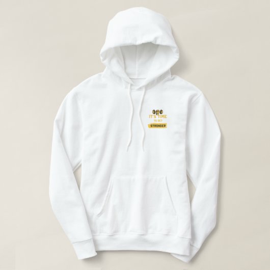 強くなれTシャツ パーカ (デザイン正面)