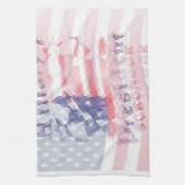 強く一緒に米国ヒラリー4アメリカ大統領 キッチンタオル (縦)